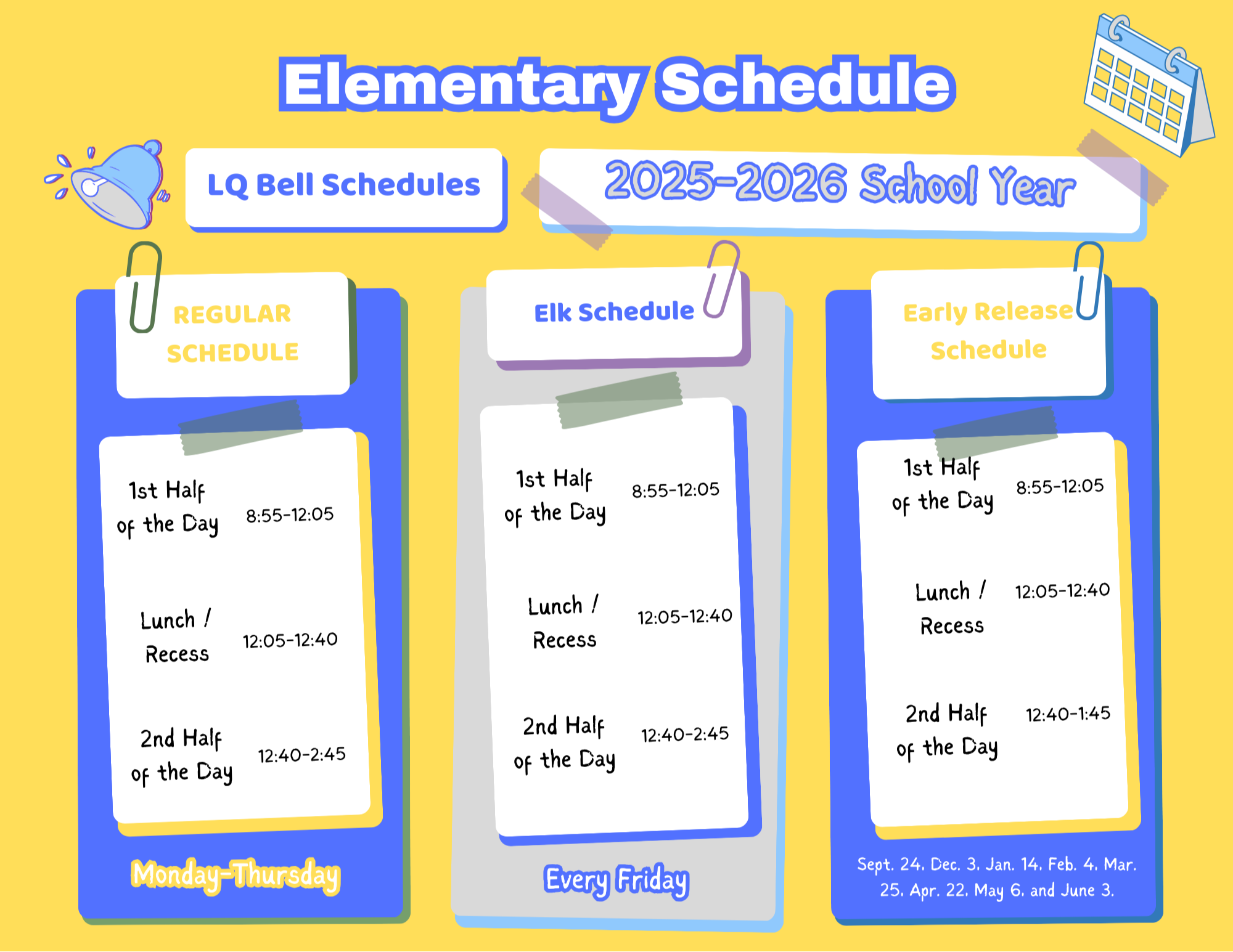 Schedule