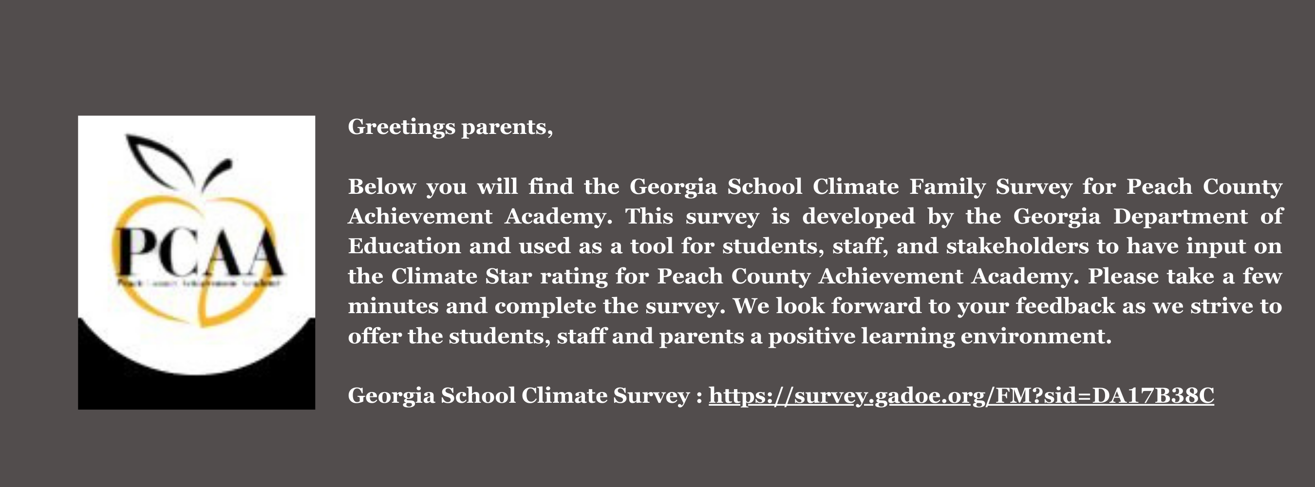 Parent Survey