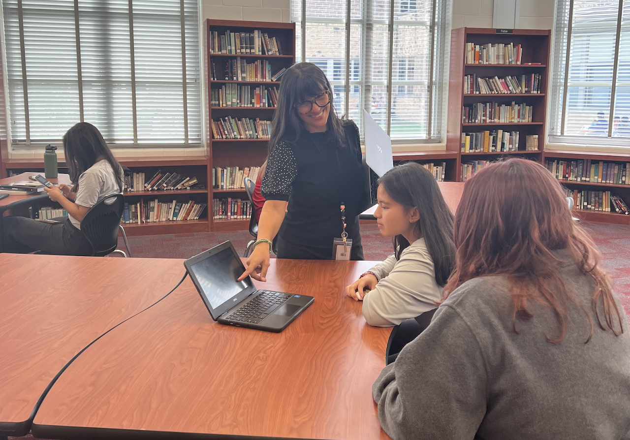 Students learning