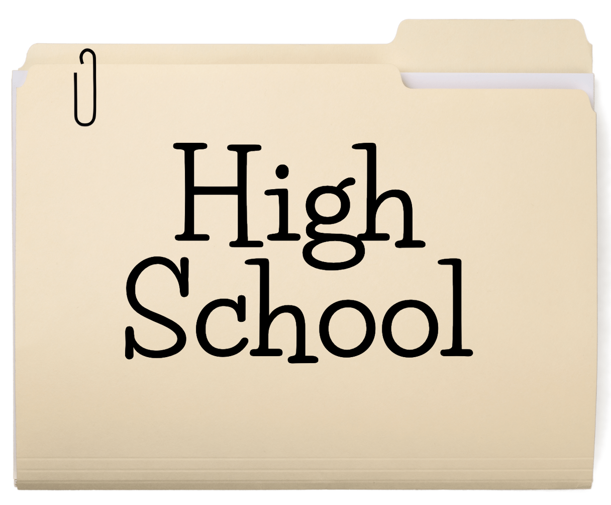 High School folder