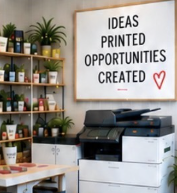 Ideas Printed Opportunities Created