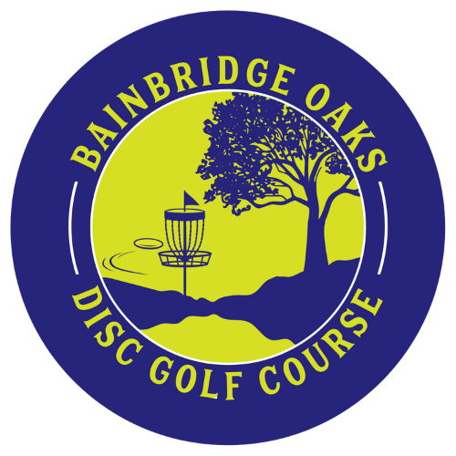 Bainbridge Oaks Blue and Yellow Logo