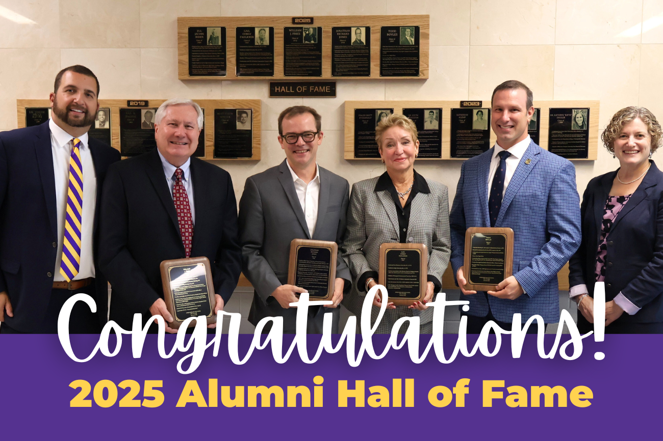 Congratulations! 2025 Alumni Hall of Fame