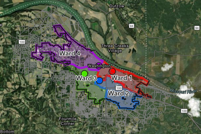 Image in GIS Mapping Portal of Washington Wards