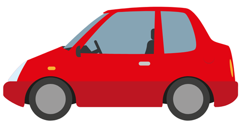 ilustration of a red car