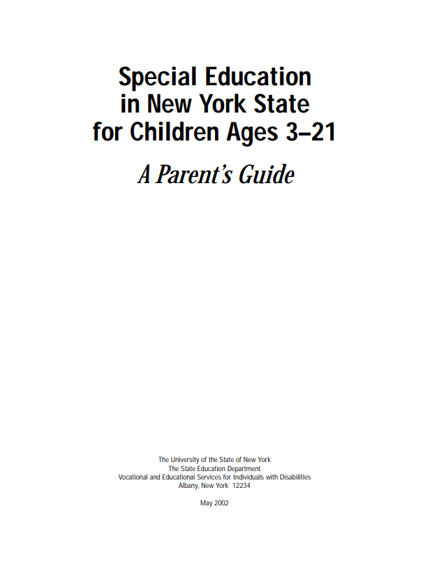 Parents Guide to Special Education