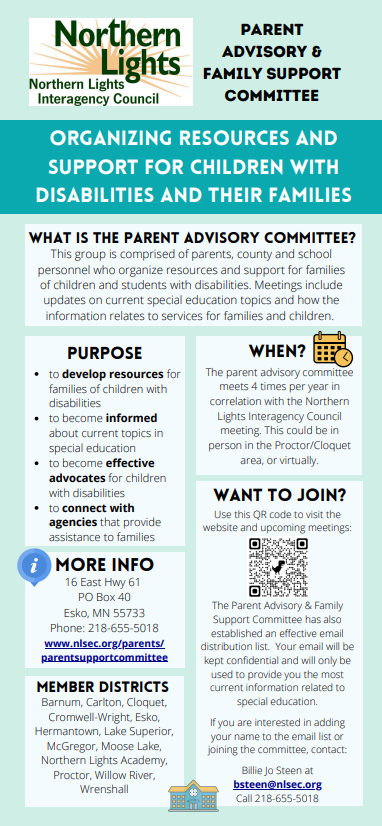 Parent Advisory Family Support