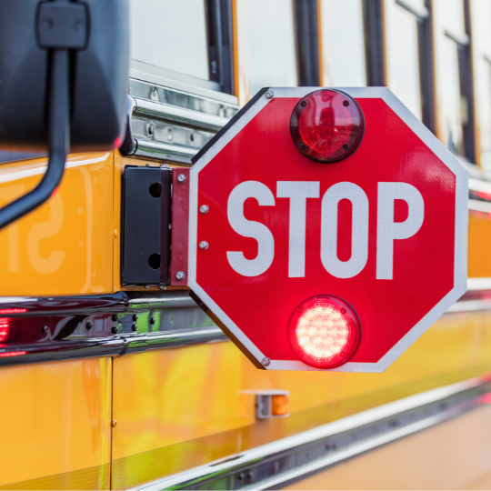 bus stop sign