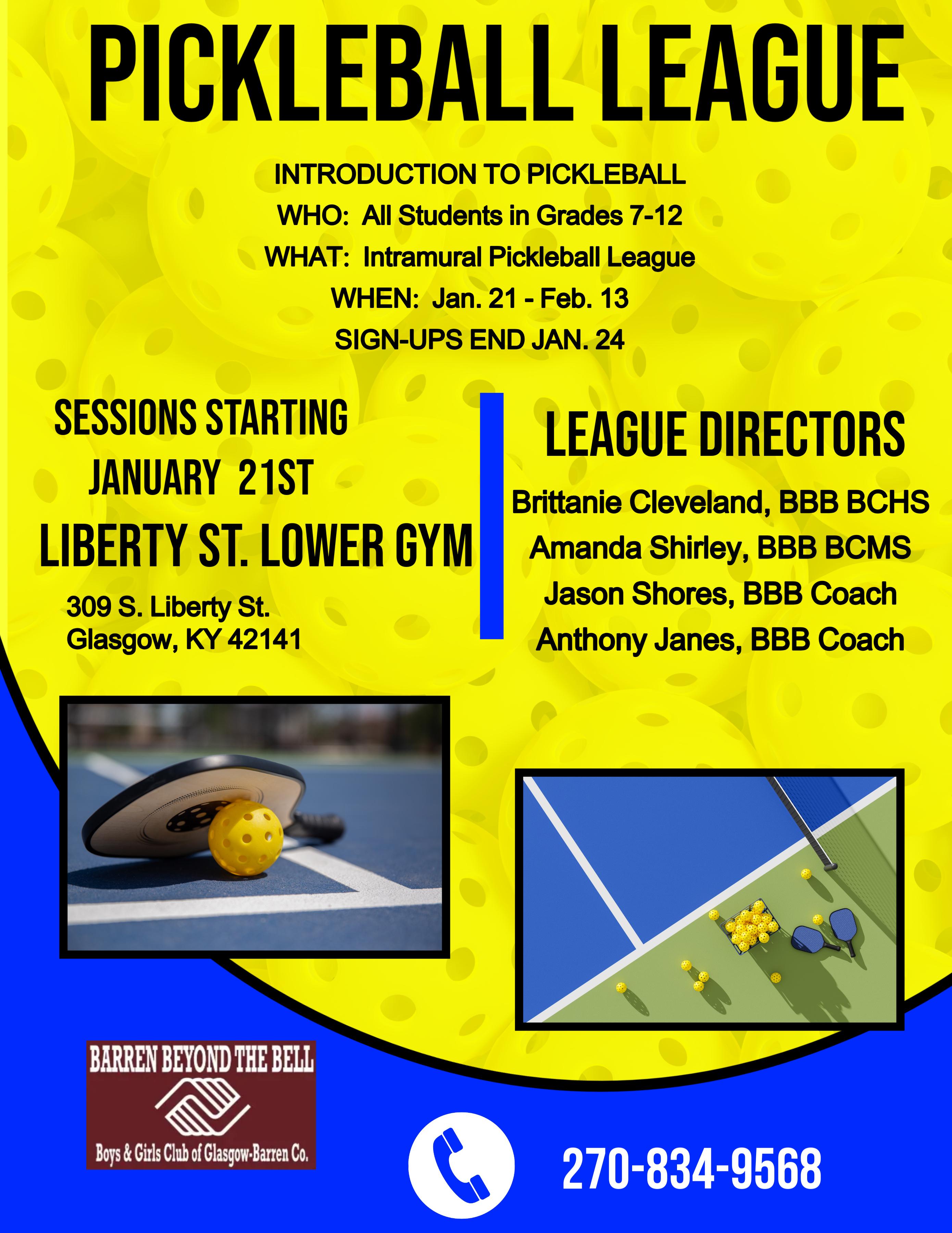 pickleball flier