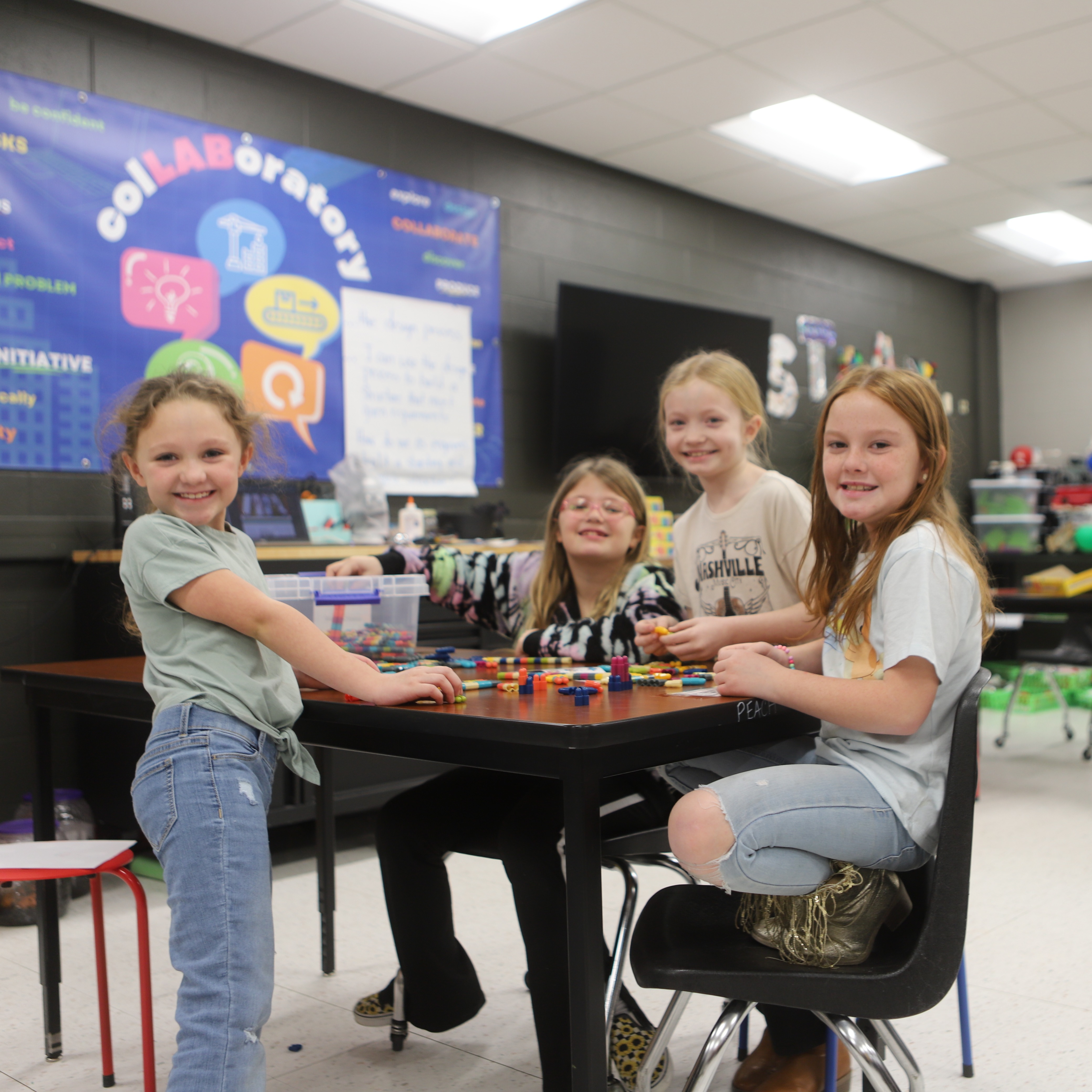 students smiling 