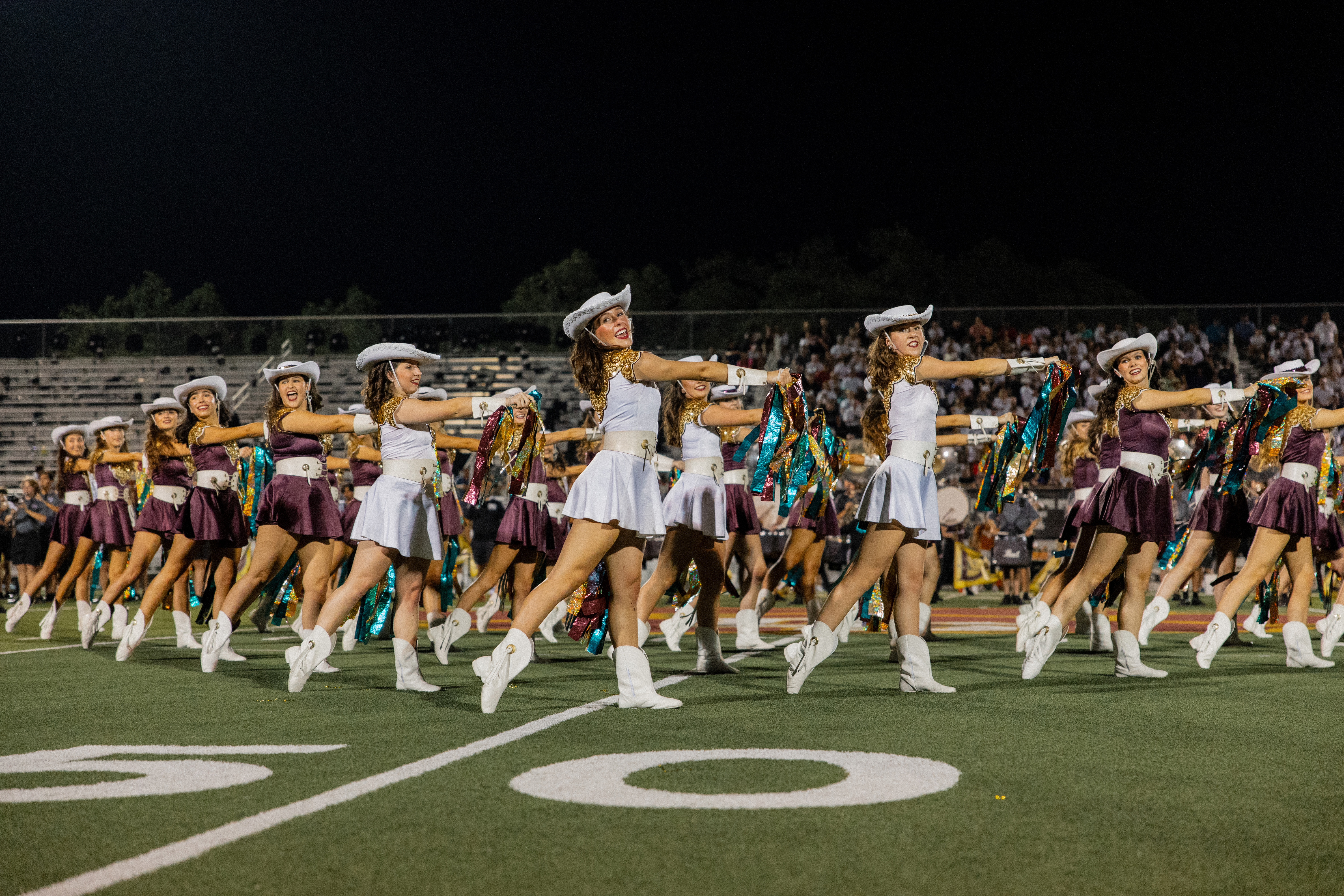 Hi-Steppers at football game