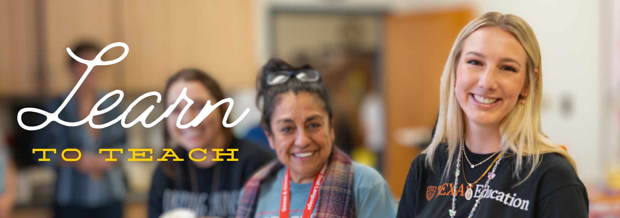Learn to Teach: Student Teacher smiling with Teacher