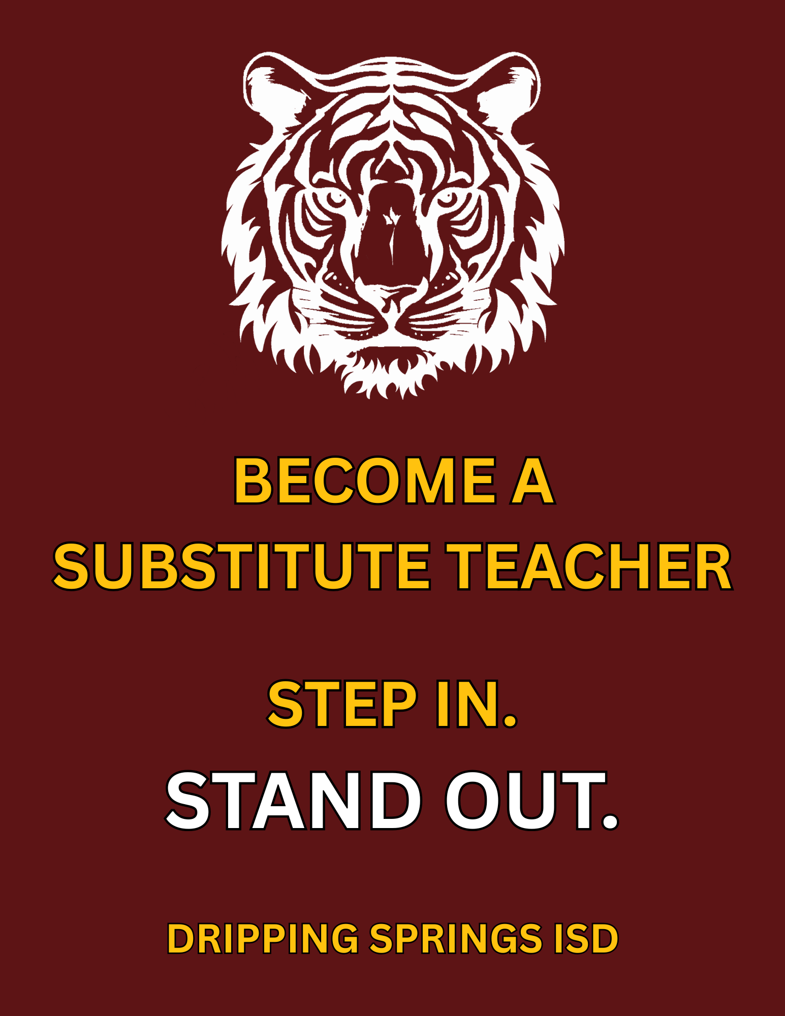 Become a Substitute Teacher. Step In, Stand out.