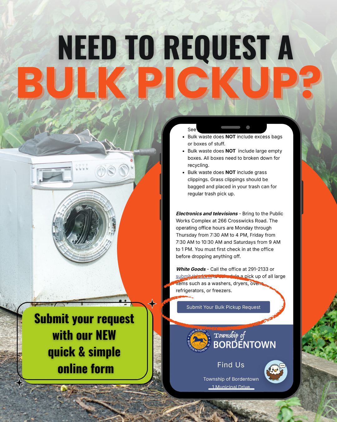 Need to Request a Bulk Pickup?