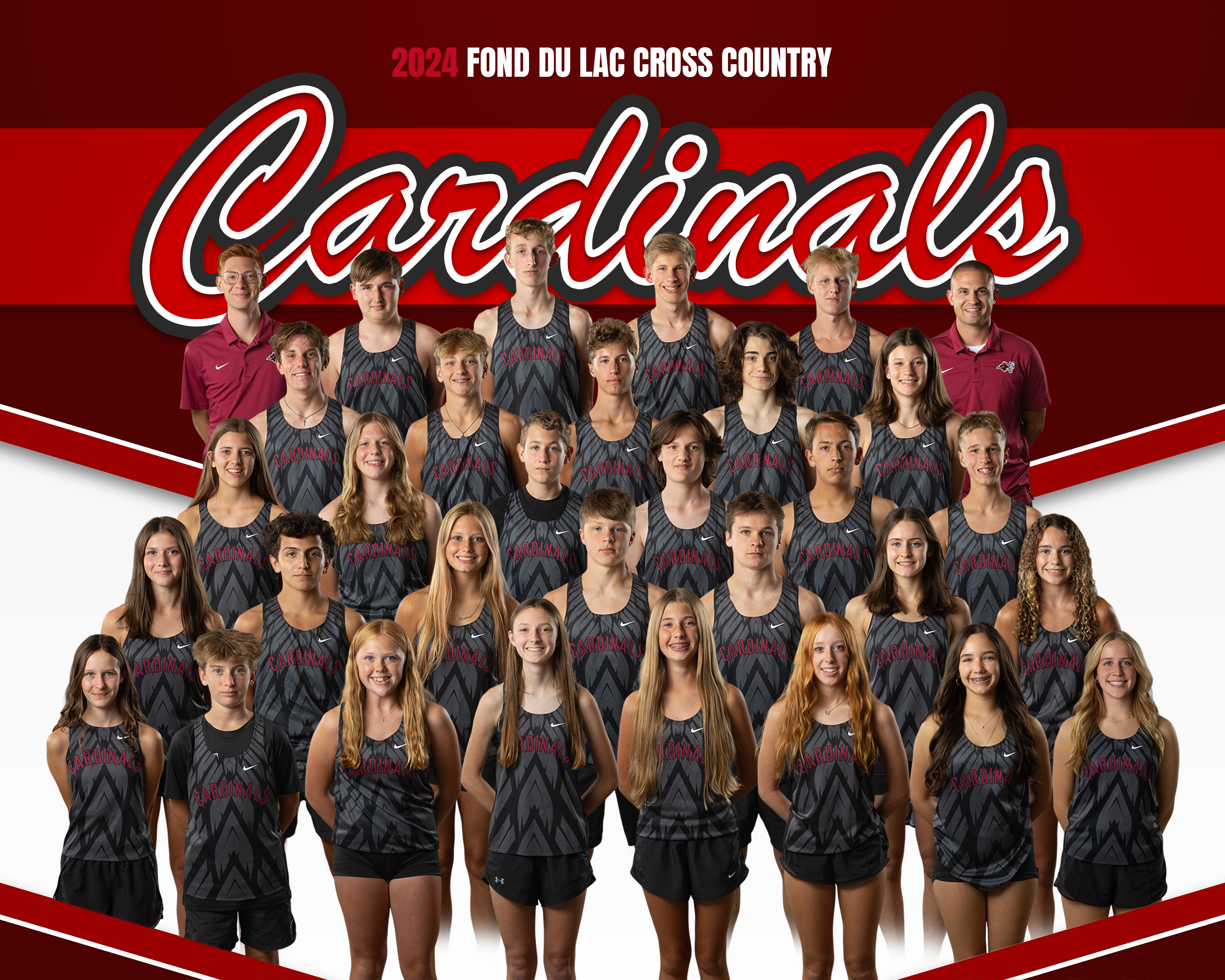 Boys and Girls Cross Country Team Picture