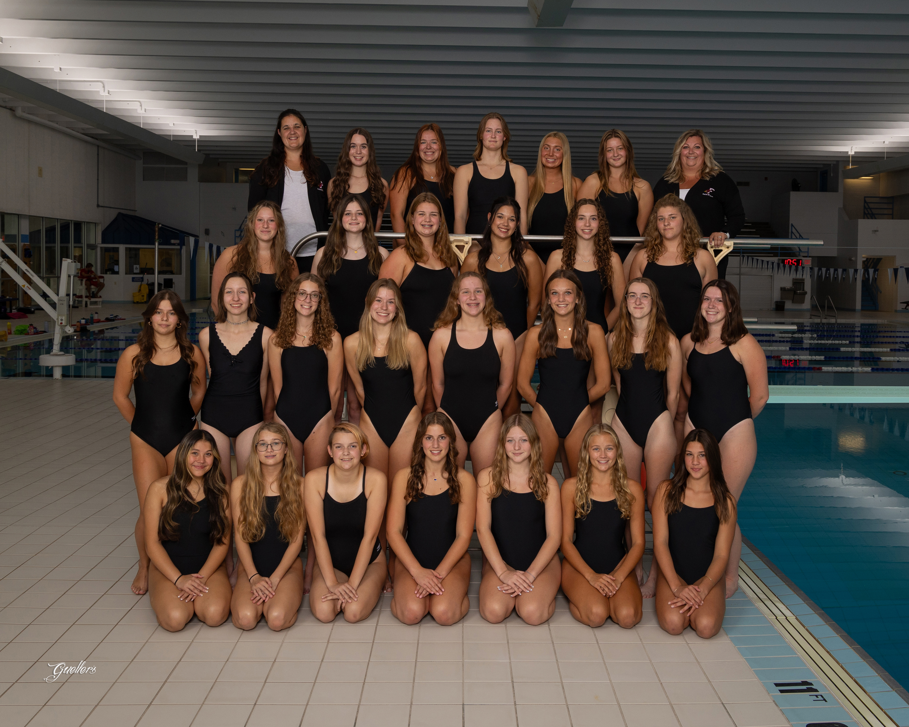 Girls Swim and Dive Team Picture