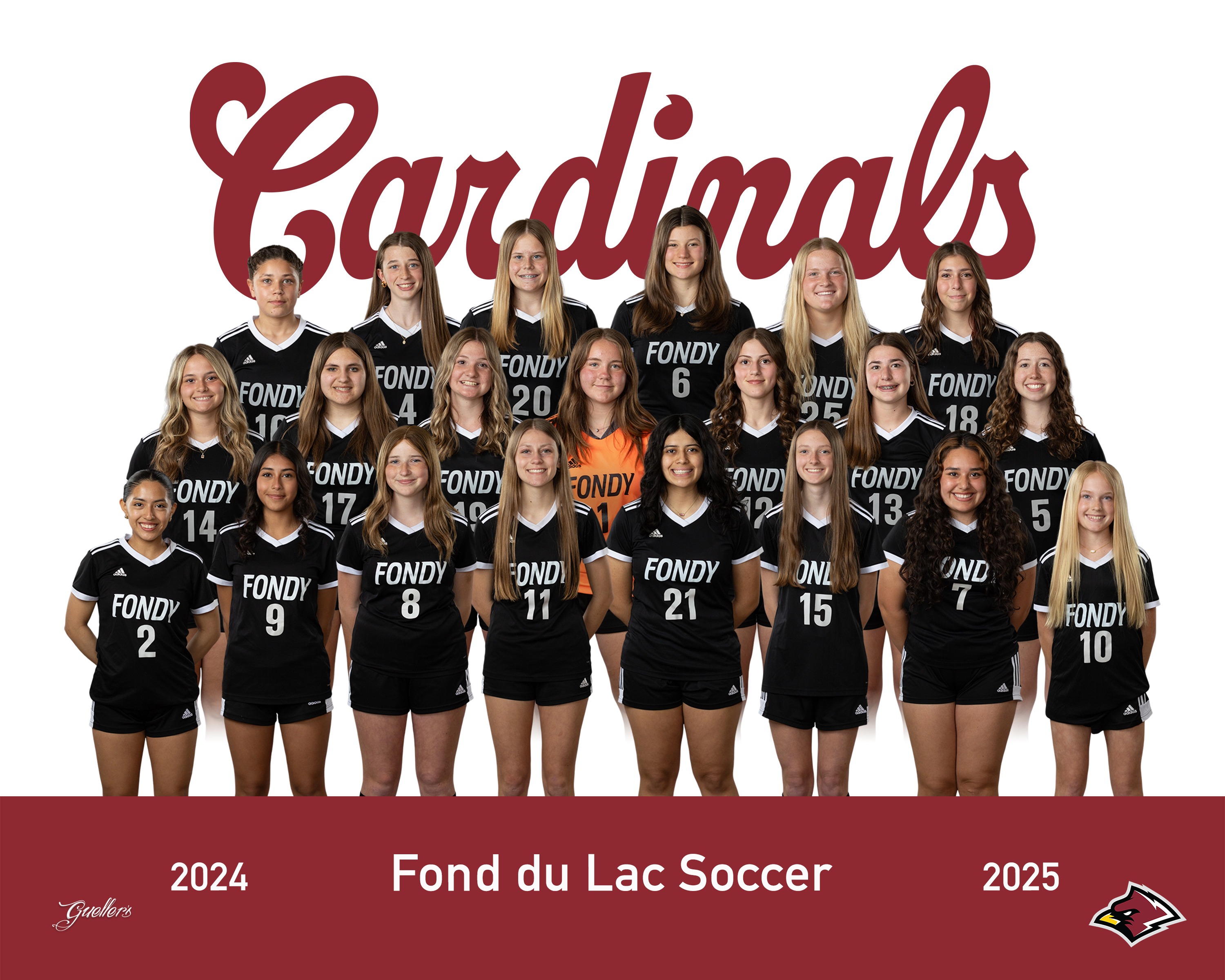Girls JV Soccer Team Picture