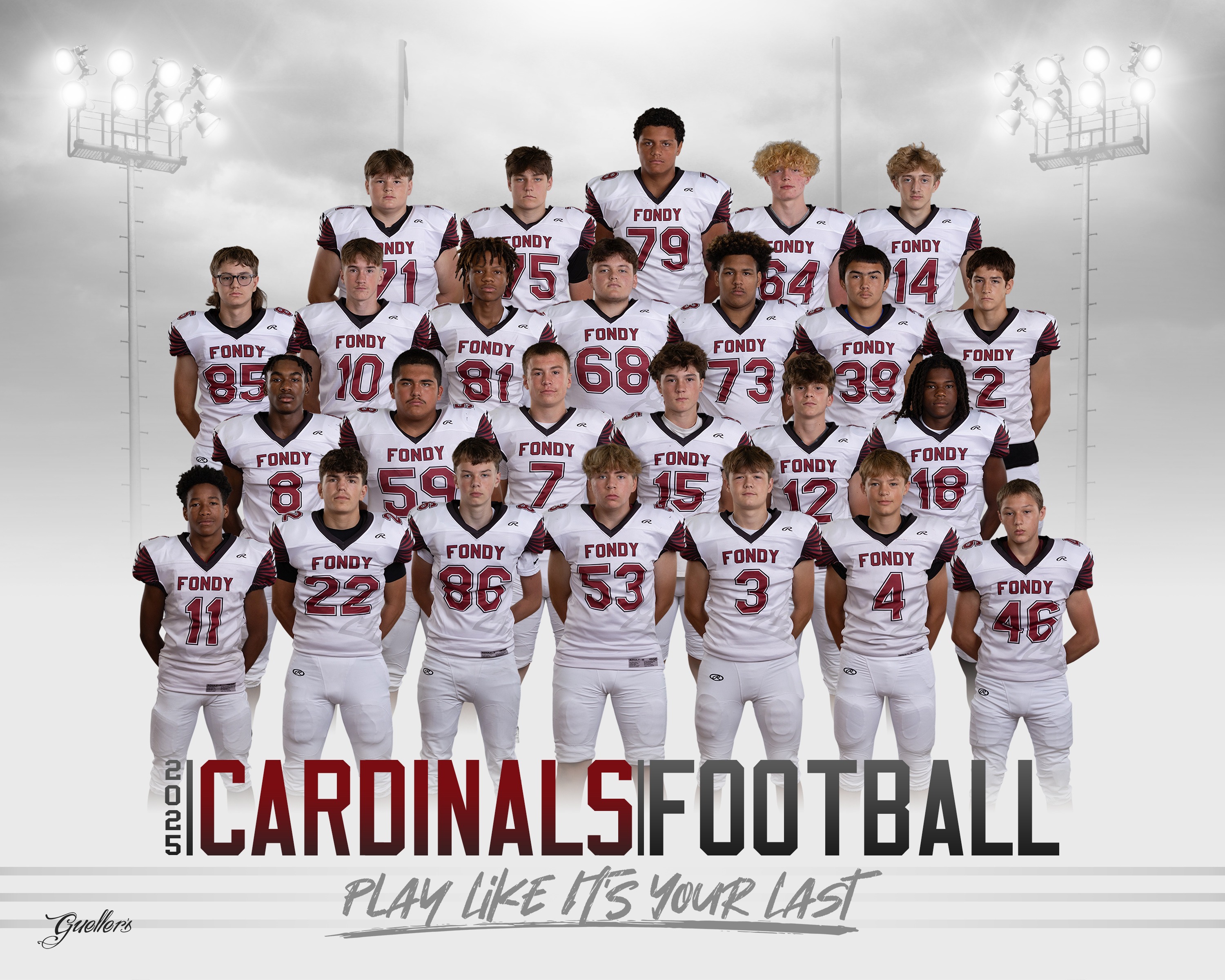 JV2 Football Team Picture
