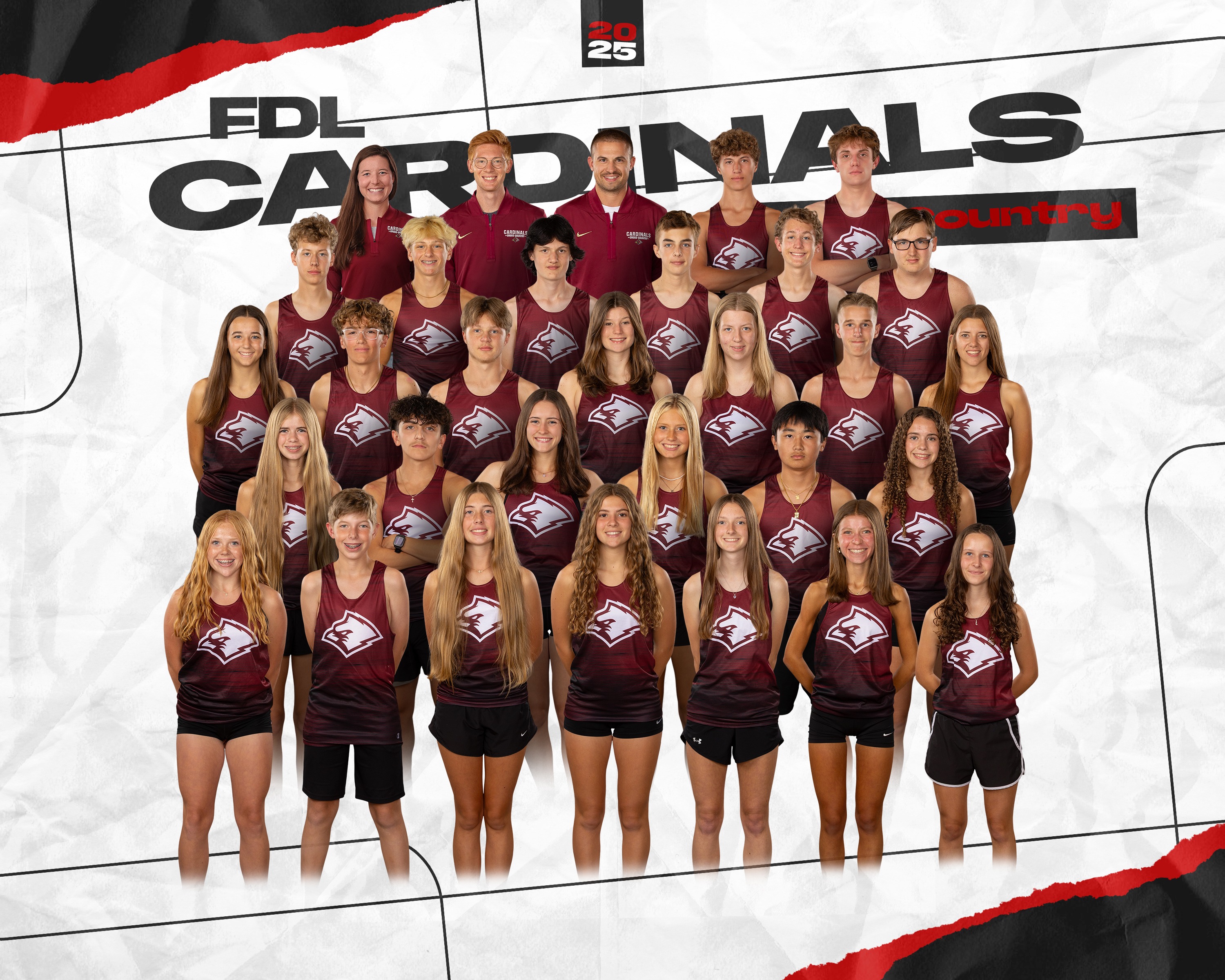 Boys and Girls Cross Country Team Picture