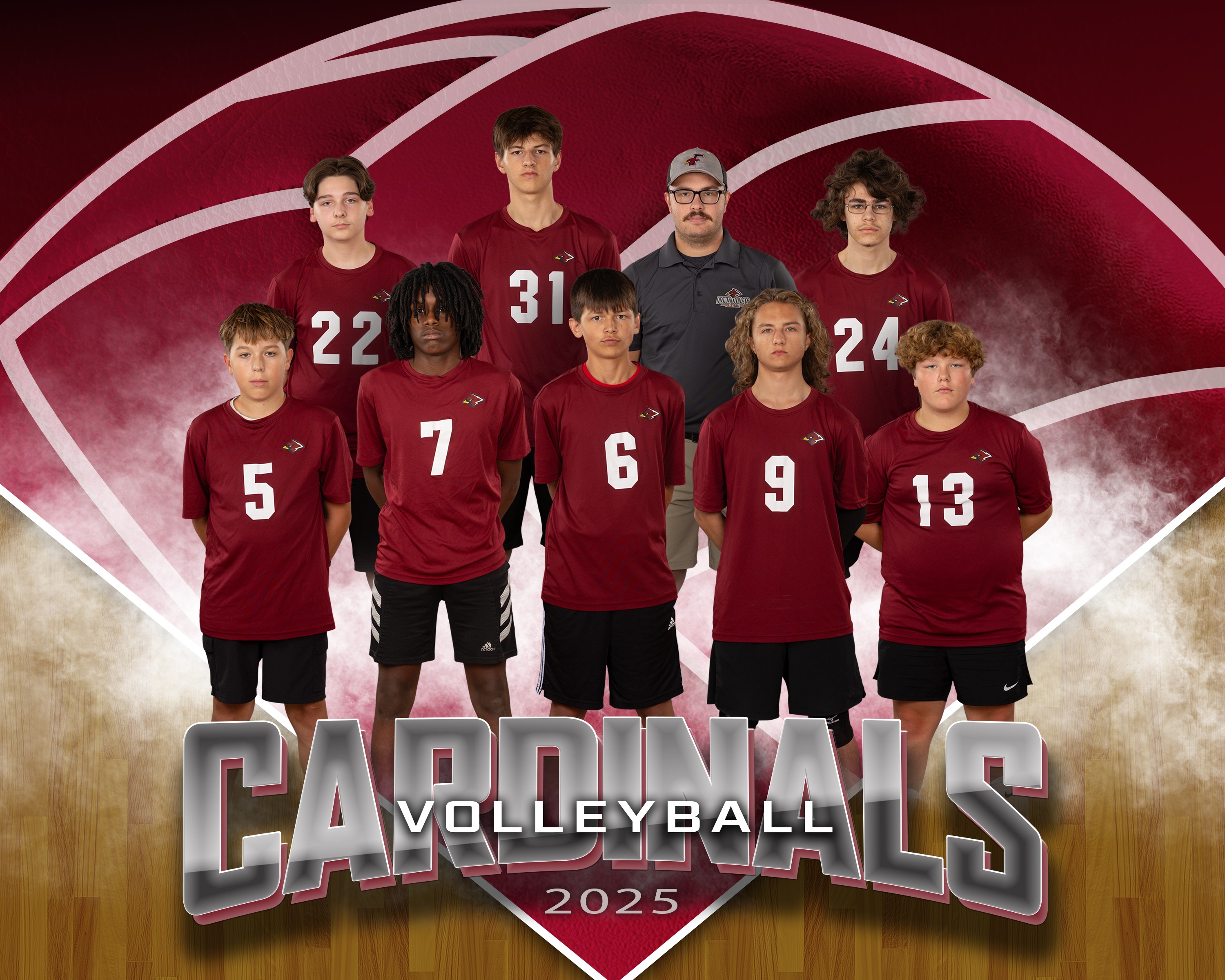 Boys JV2 Volleyball Team Picture
