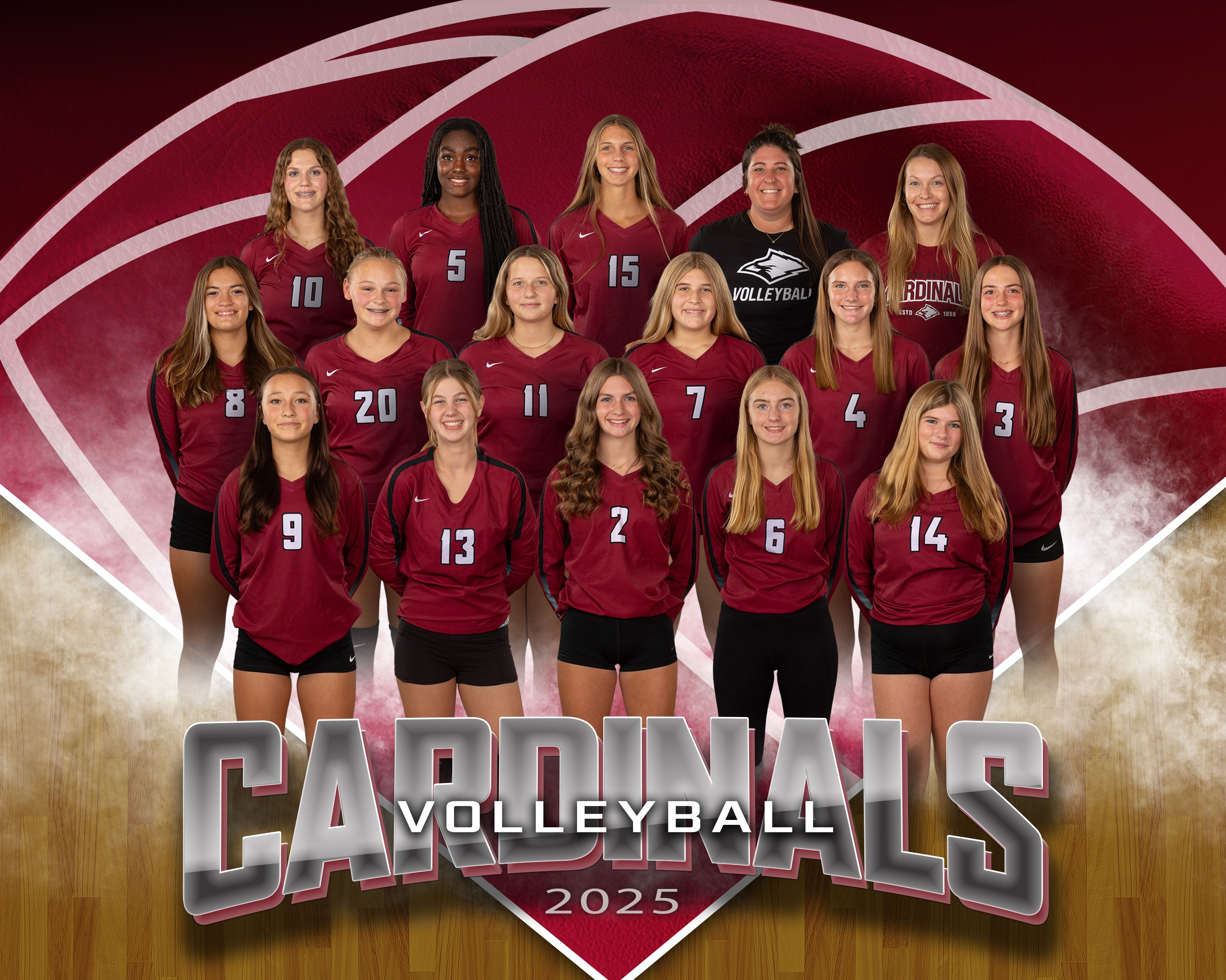 Girls JV2 Volleyball Team Picture