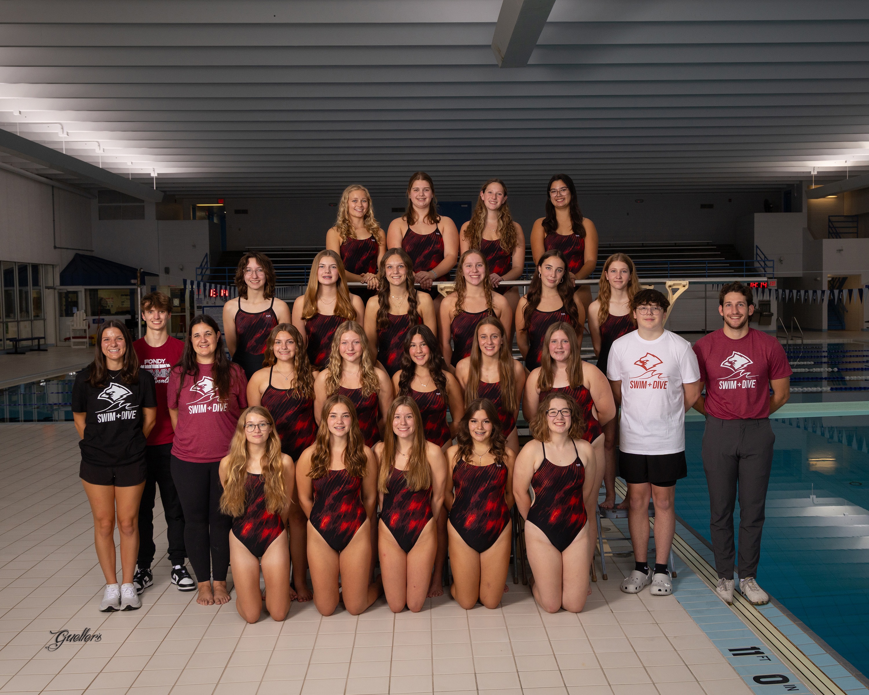 Girls Swim and Dive Team Picture