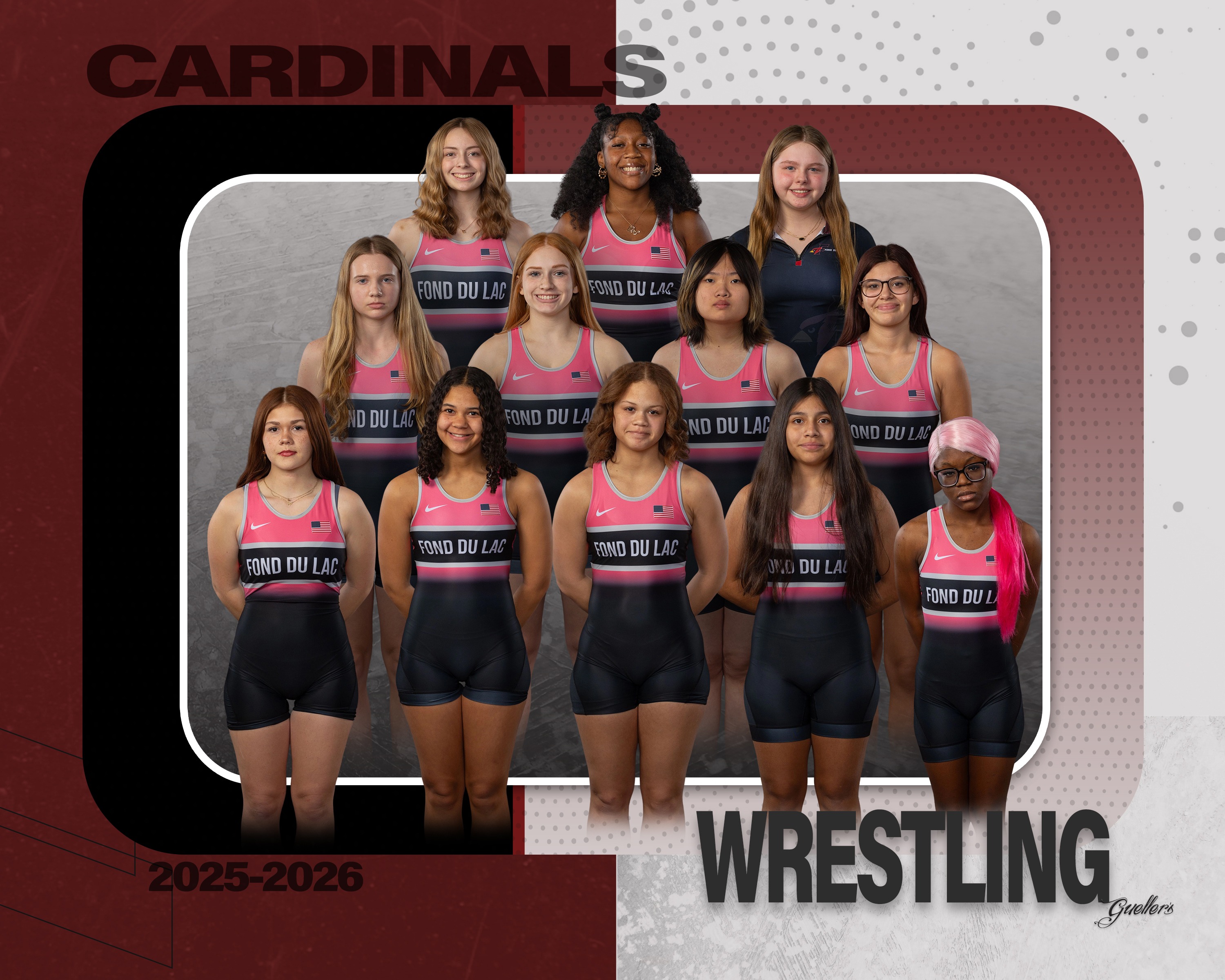 Girls Varsity & JV Wrestling Team Picture