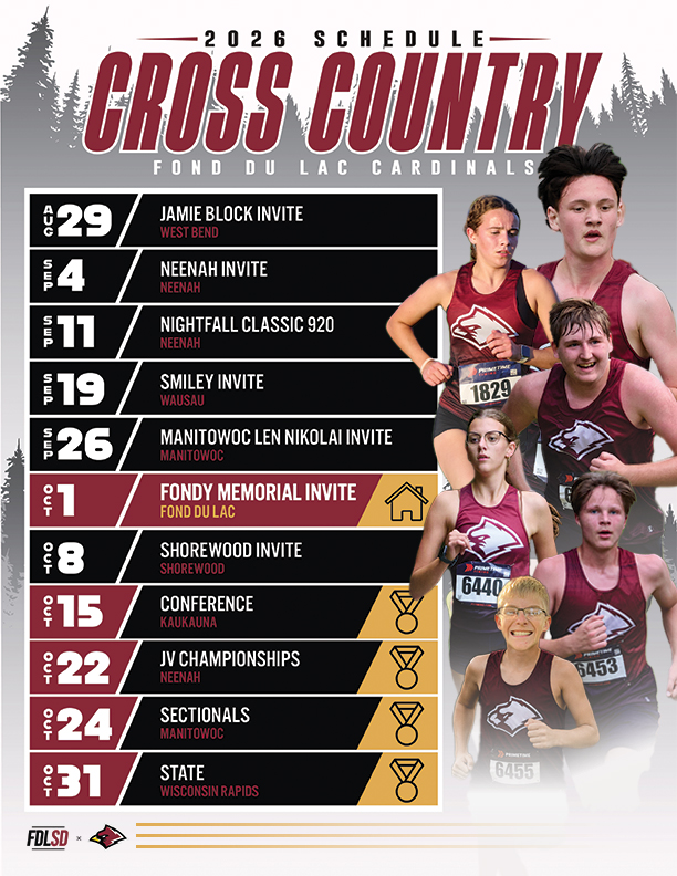 Cross Country Schedule