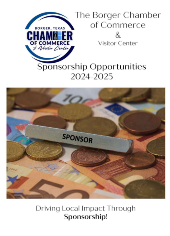 Sponsorship booklet