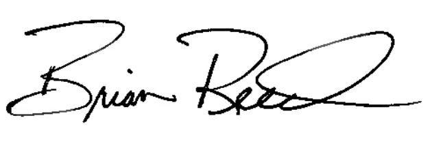 Brian Reed Signature