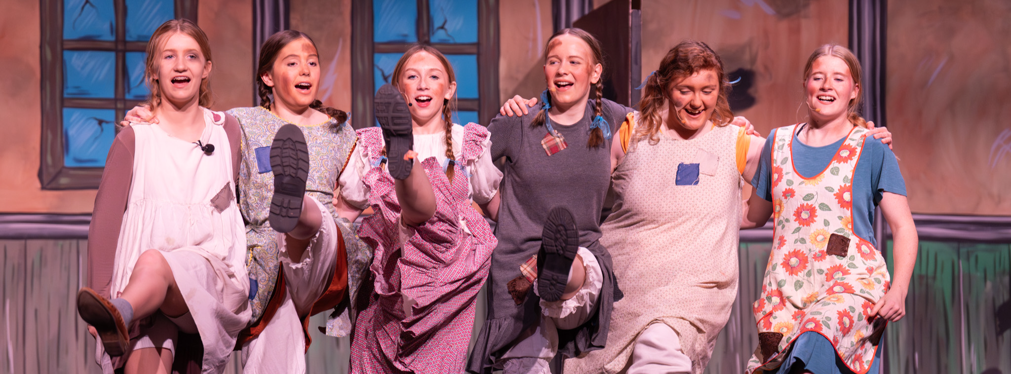 orphans in the production Annie
