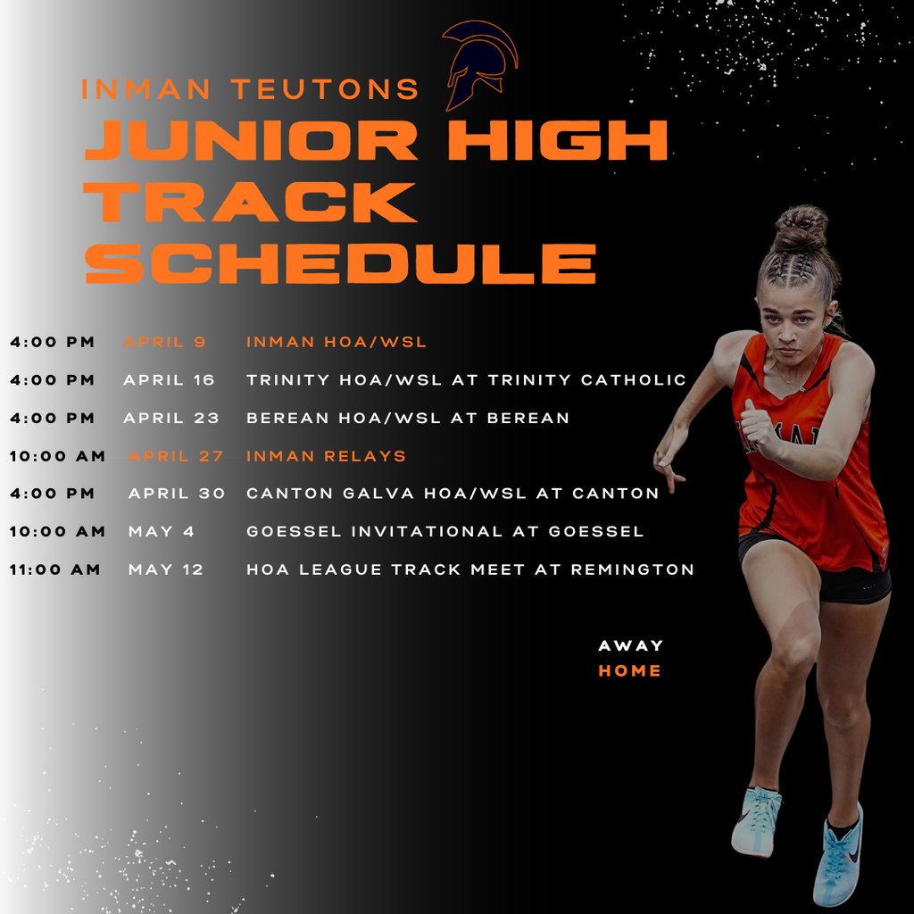 JH Track Schedule