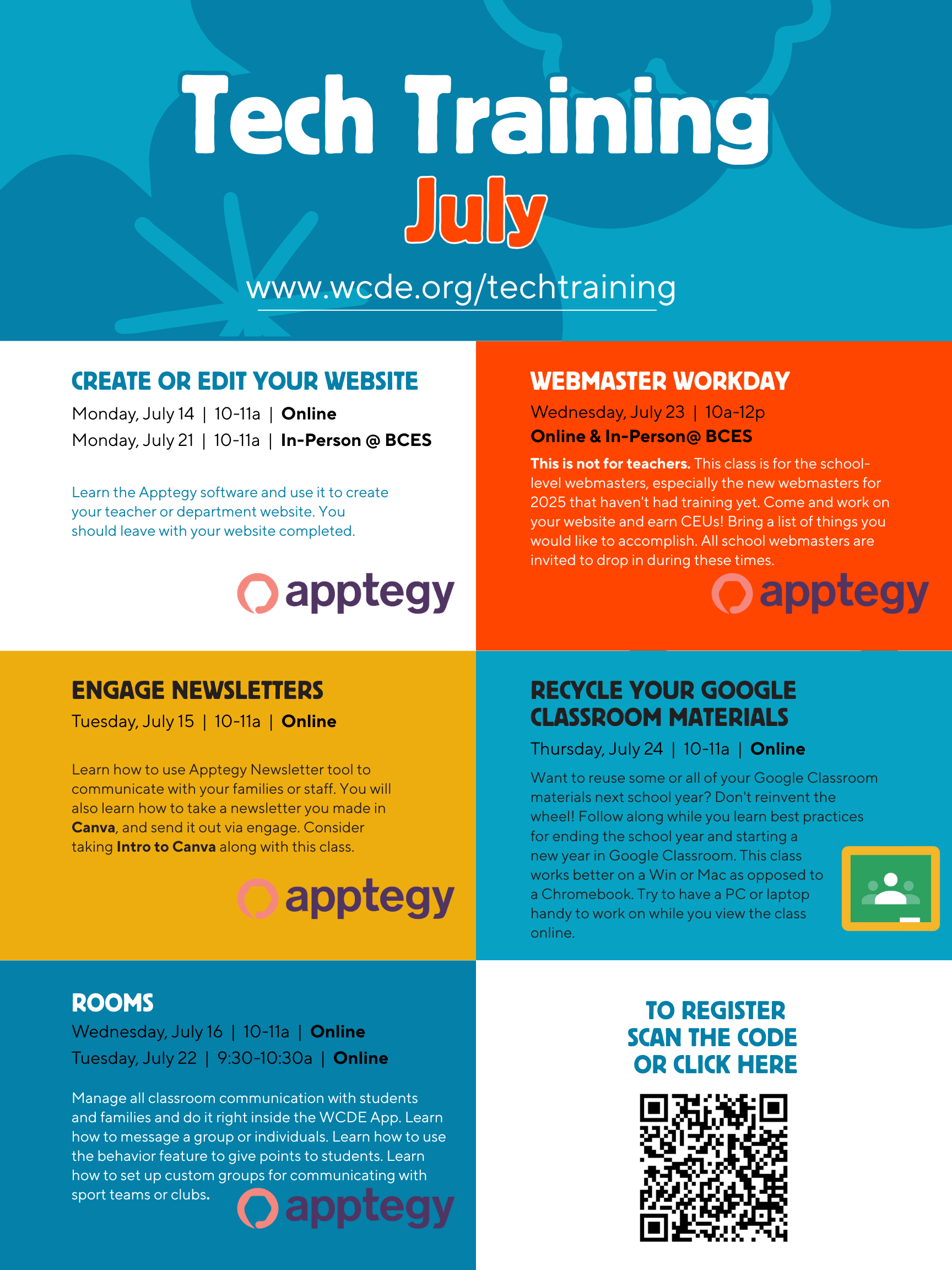 summer schedule july