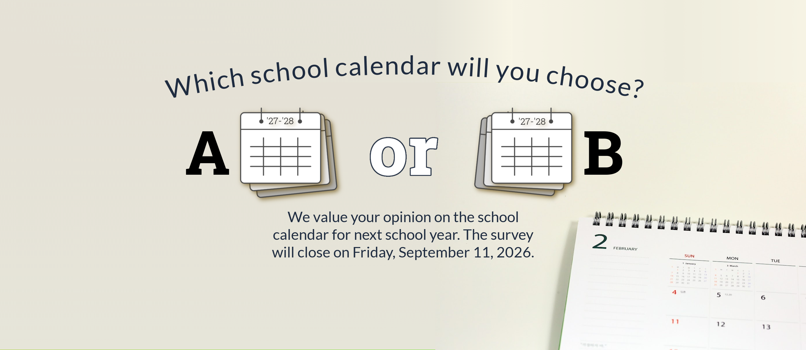 Calendar survey