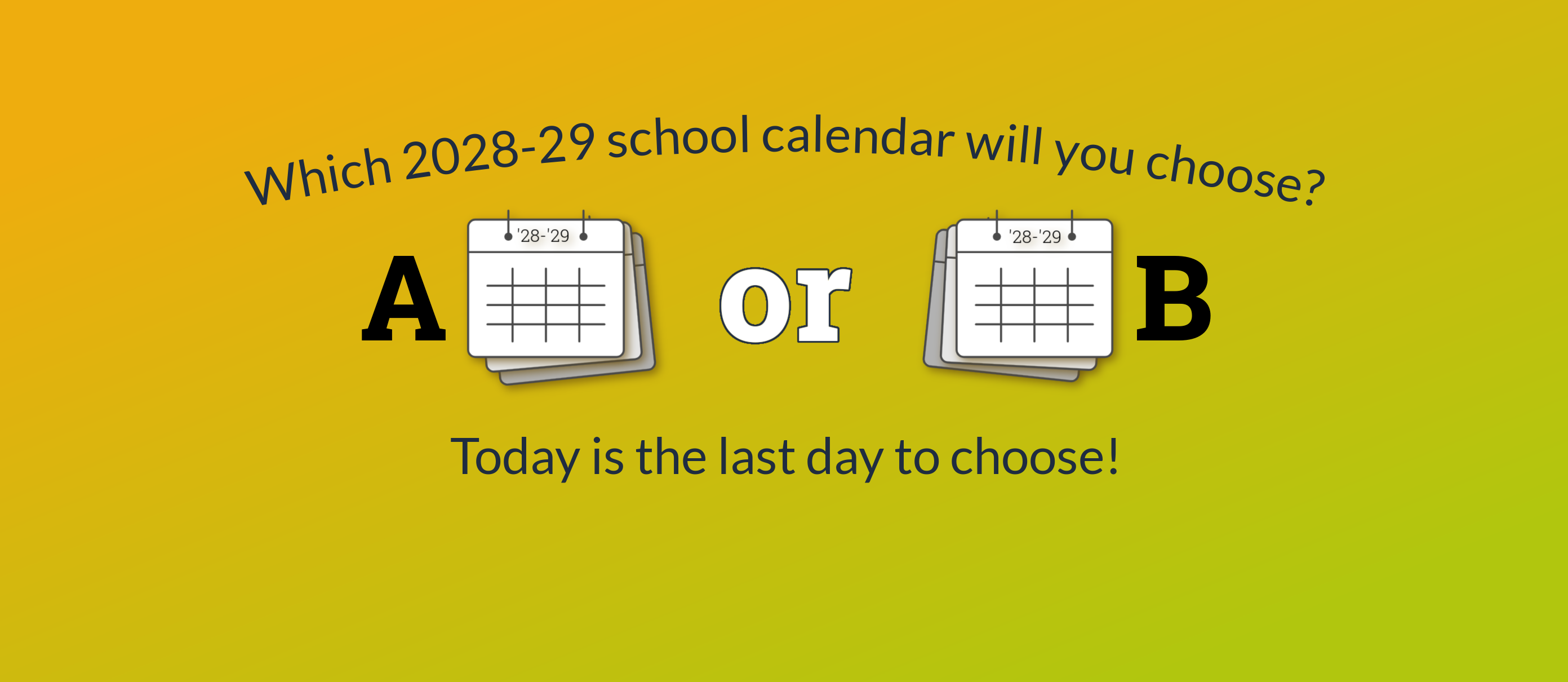 2028-29 Calendar Survey