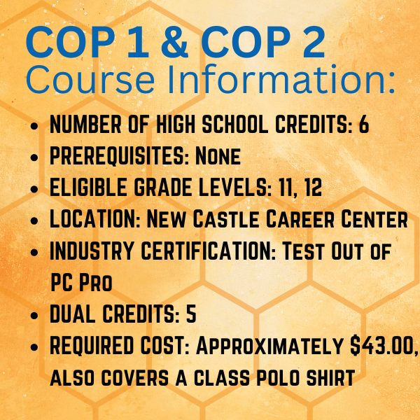 Computer Operations Course Information Graphic