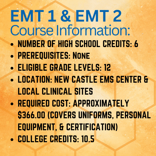 EMT & Public Safety Course Information Graphic