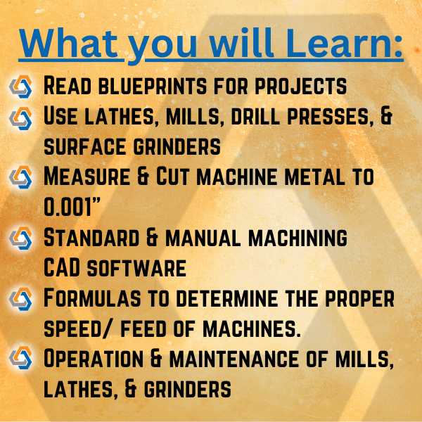 What you will learn in Machine Trades Graphic