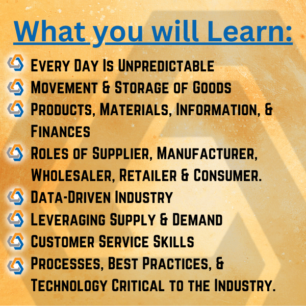 What you will learn in Supply Chain Management