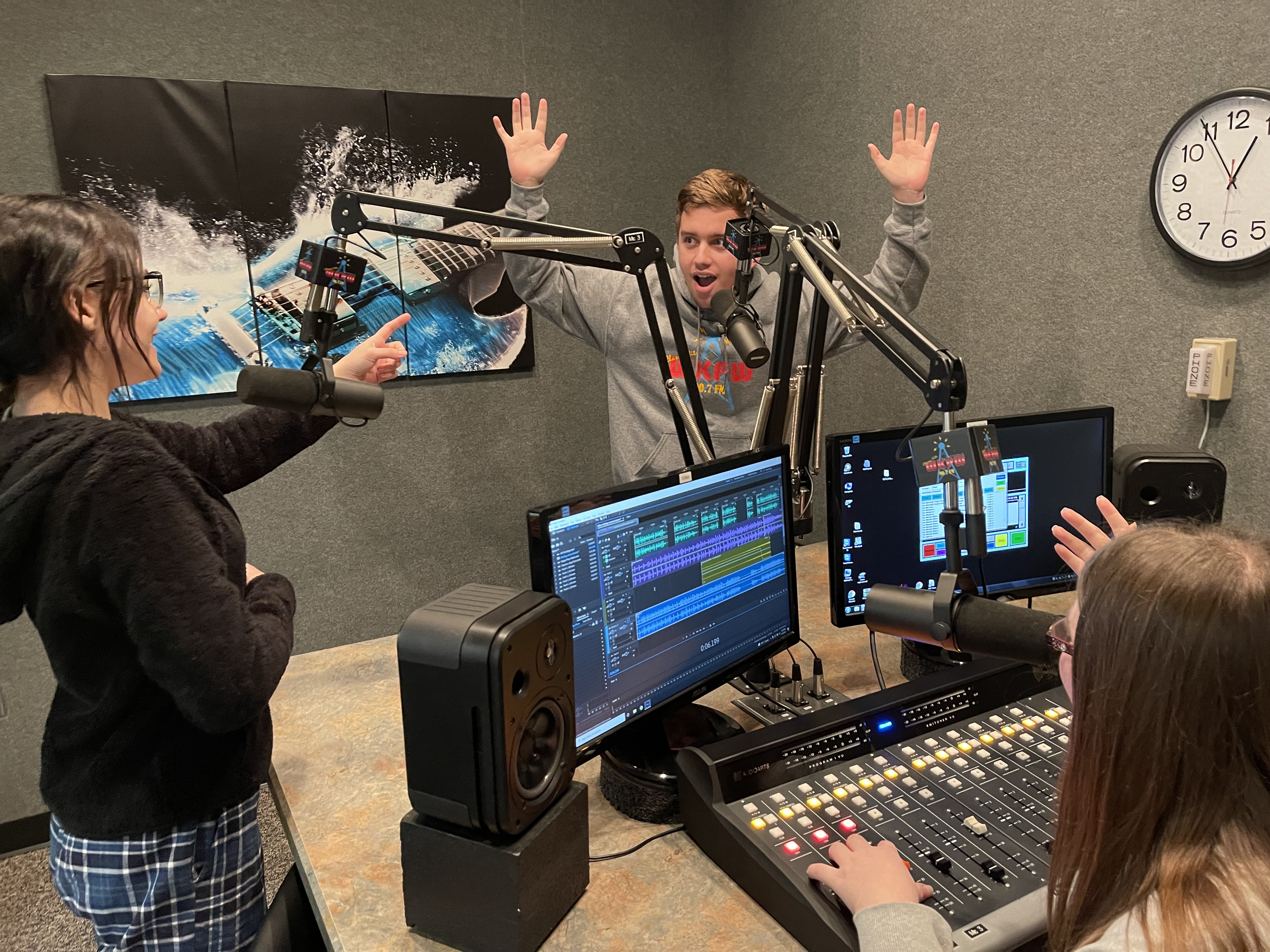 Broadcasting Students