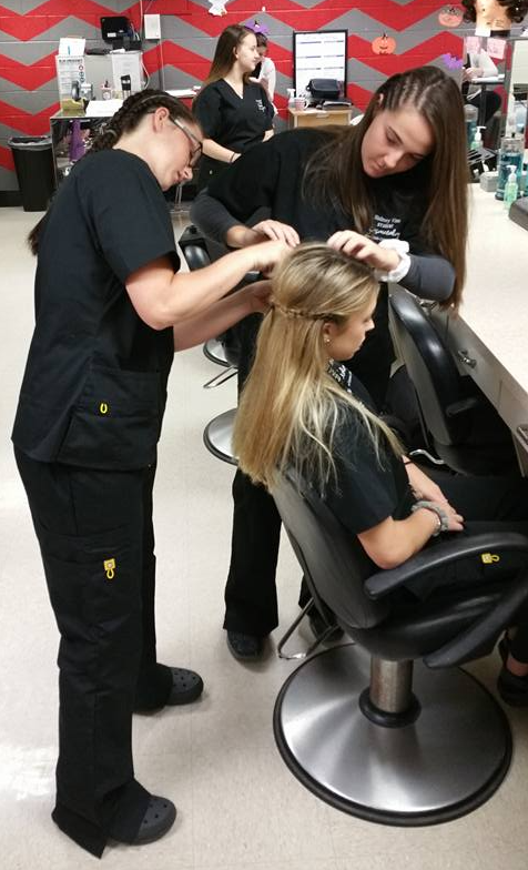 Cosmetology Students