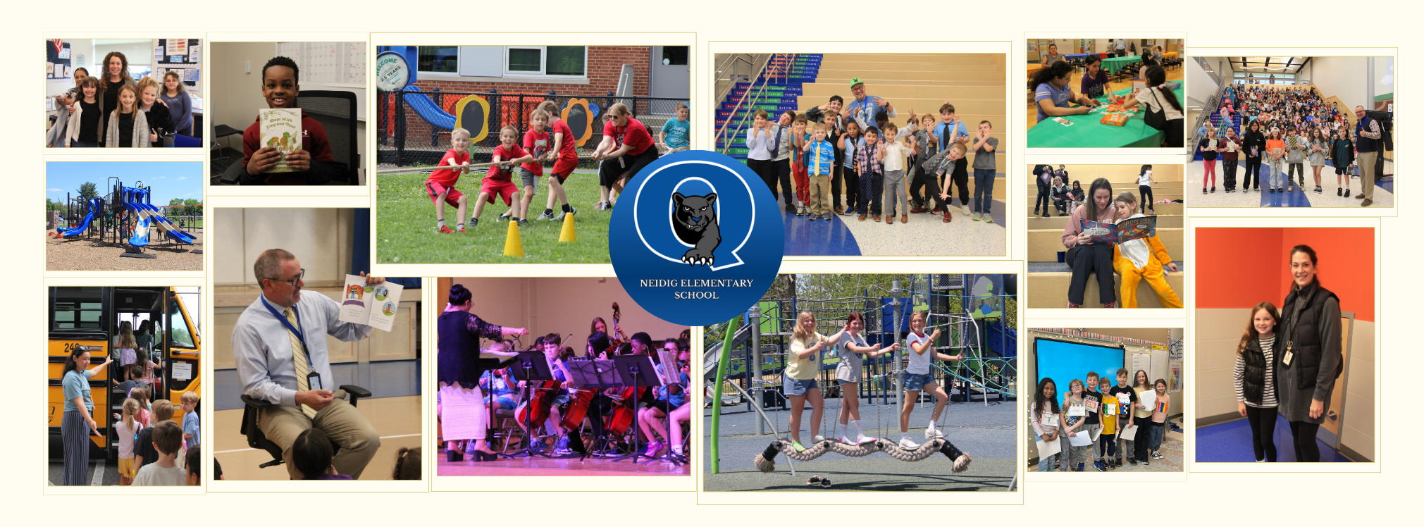Collage of photos from Neidig Elementary