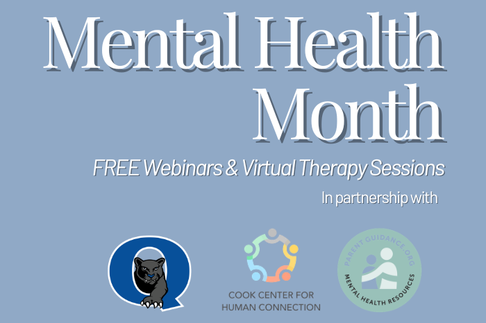 Mental Health Month - Free Webinars and Virtual Therapy Sessions