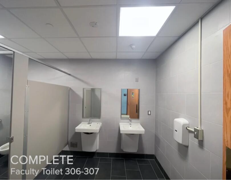 faculty bathroom