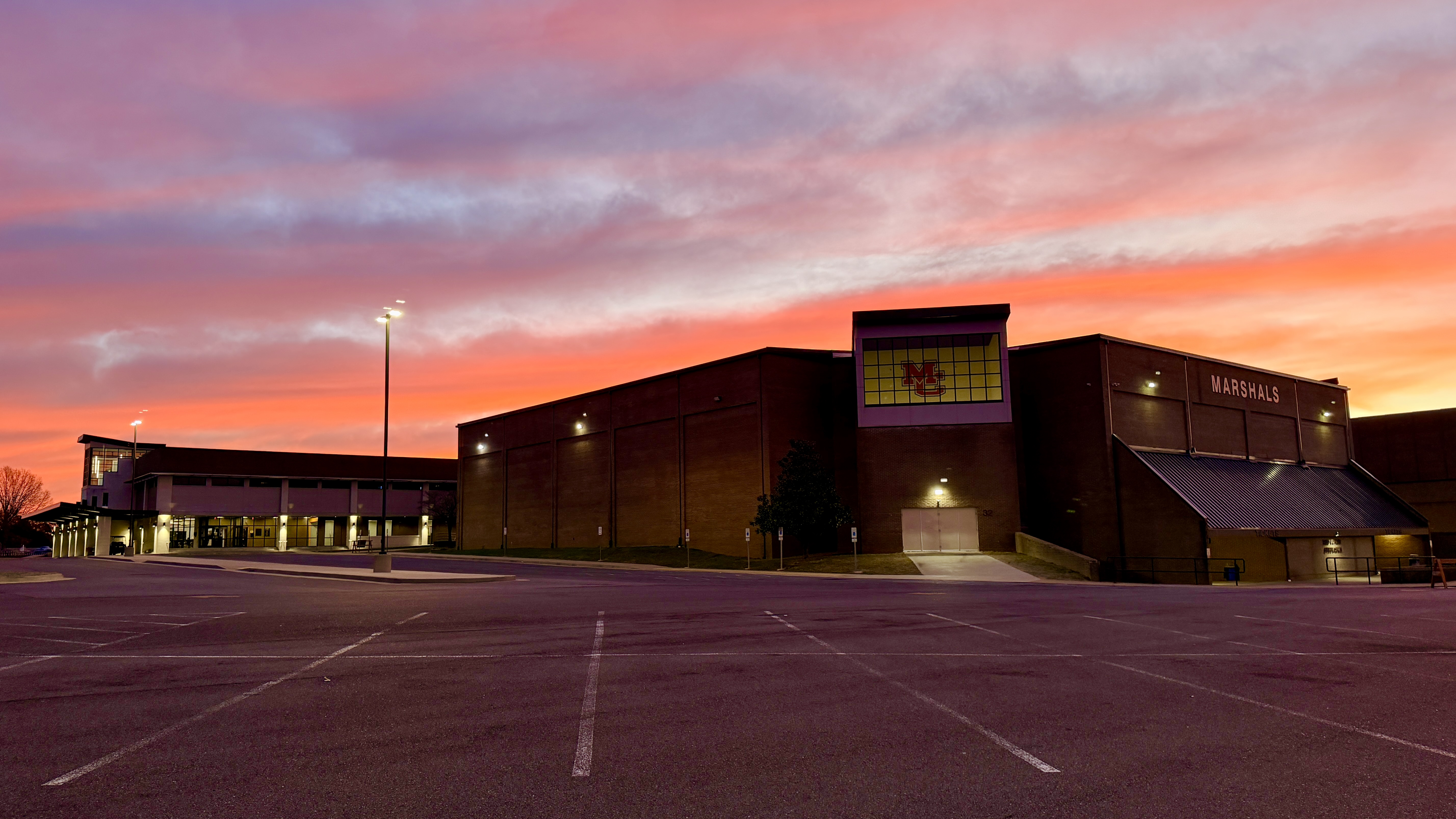 Sunrise photo of MCHS