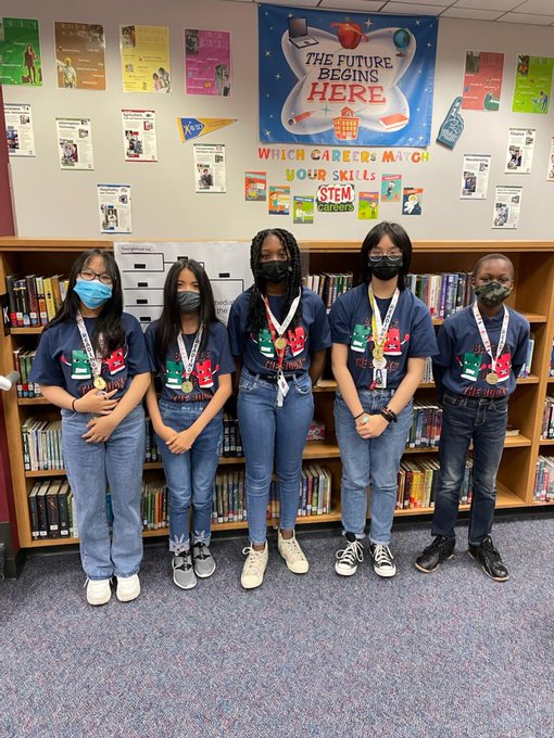 students at the battle of the books