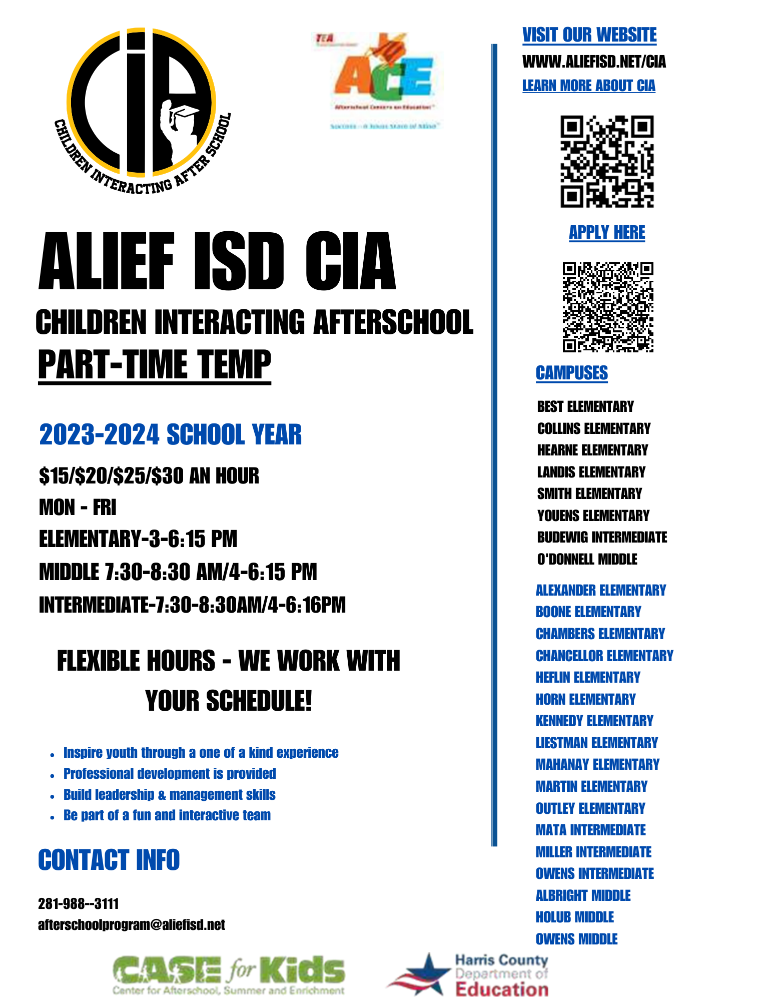 CIA Employment Interest Flyer