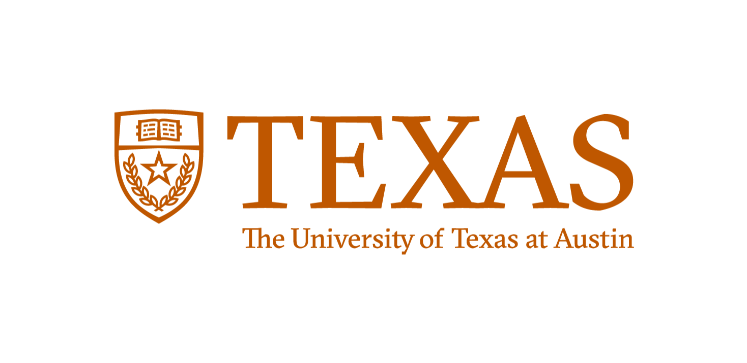 The Texas Tech University logo appears on a black background. The word "Texas" is written in bold orange letters.