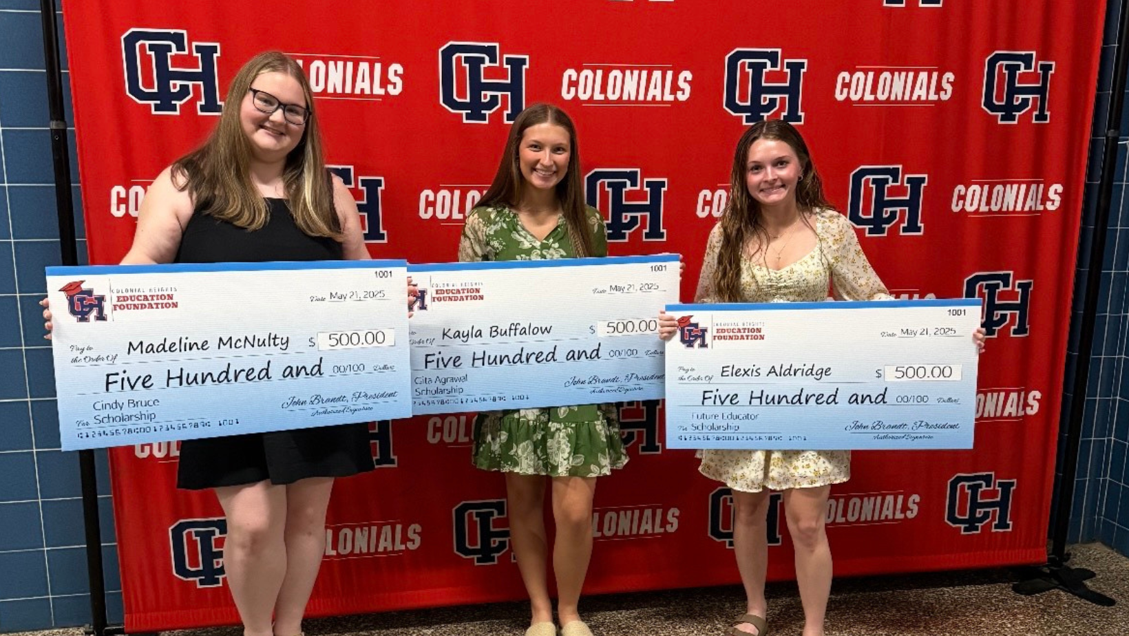 3 Scholarship Winners