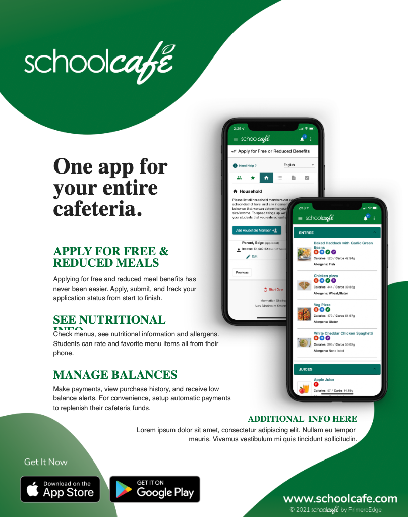 School Cafe App